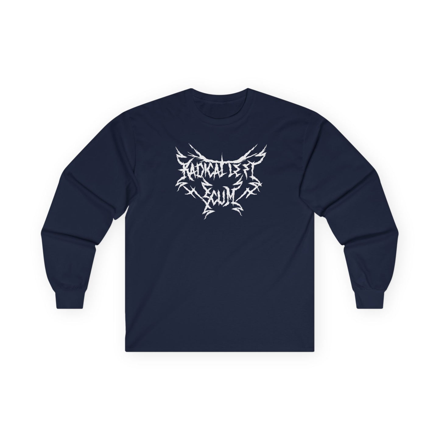 Radical Left Scum Heavy Metal Unisex Long Sleeve Tee | The Collective Flame Fund Collection
