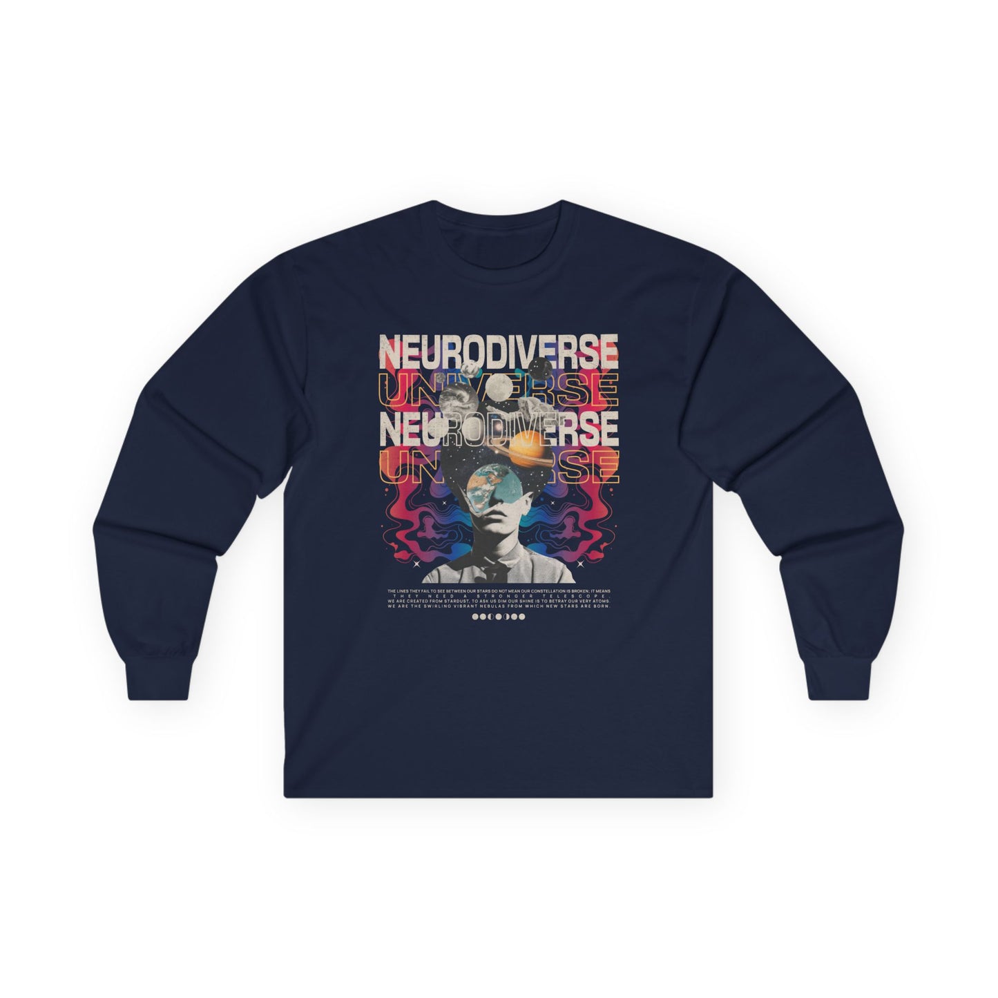 Neurodiverse Universe Unisex Long Sleeve Tee | Neurodiversity Advocacy Shirt