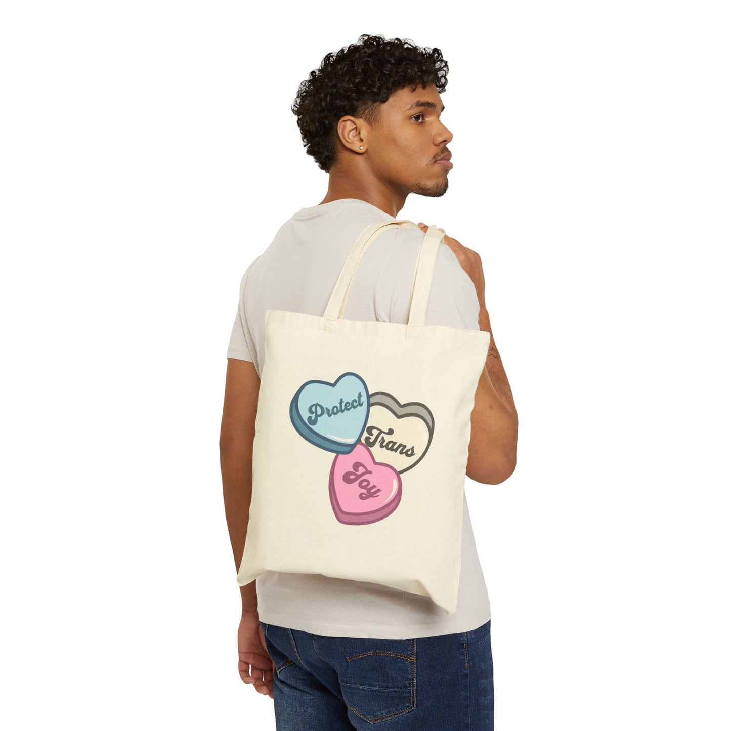 Protect Trans Joy Tote Bag | Trans Pride & Solidarity Collection