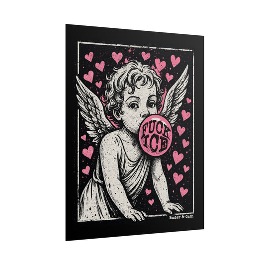 F**K ICE Poster | Anti-ICE Wall Art | The Collective Flame Fund Collection