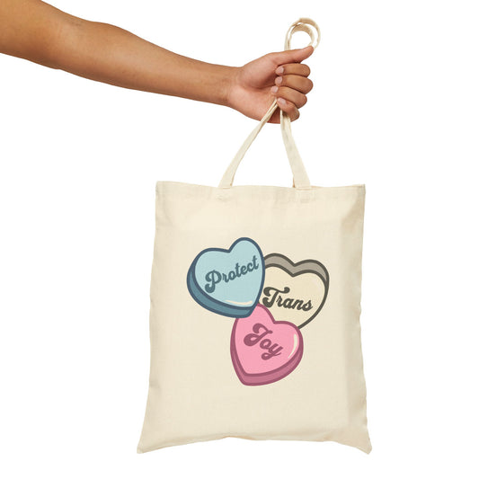 Protect Trans Joy Tote Bag | Trans Pride & Solidarity Collection