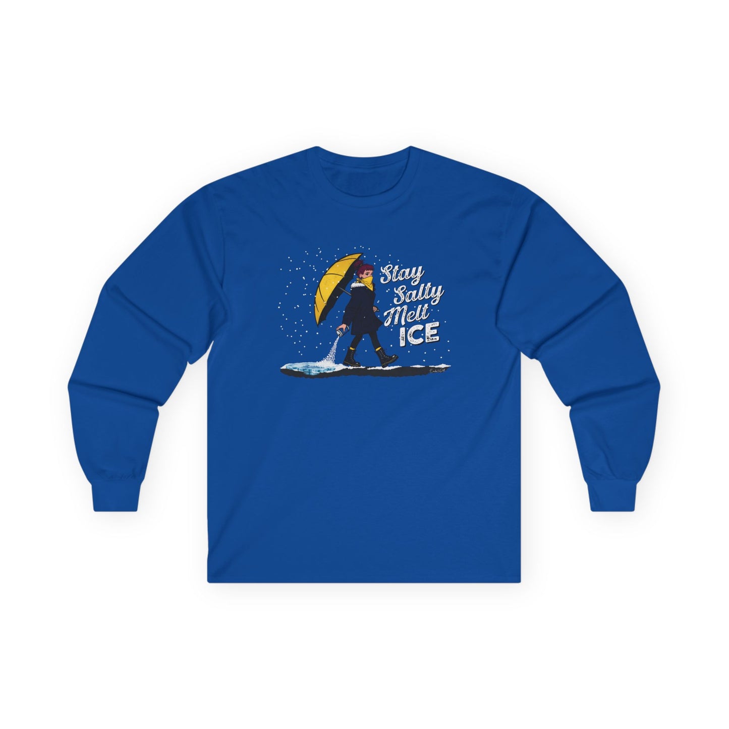 Stay Salty Melt ICE Unisex Long Sleeve Tee | Anti-ICE shirt | Immigrant Rights & Solidarity Collection