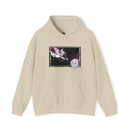 Cupid Against ICE Unisex Hoodie | Anti-ICE Hooded Sweatshirt | The Collective Flame Fund Collection