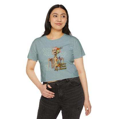 More Than My Bones Crop Top | Trans Rights & Solidarity Collection