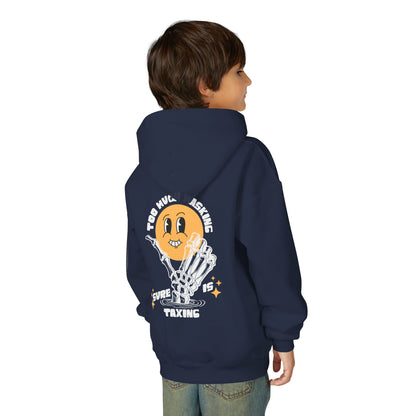 Youth "Masking Is Taxing" Unisex Hoodie | Autism & Neurodiversity Advocacy Sweatshirt