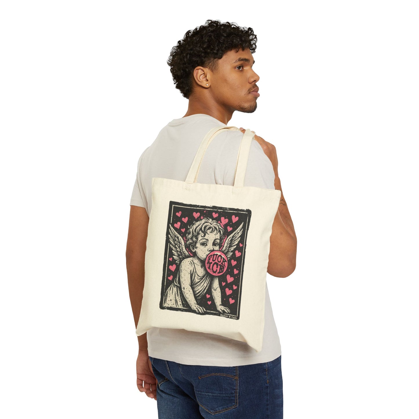 F**K ICE Canvas Tote | Anti-ICE Bag | The Collective Flame Fund Collection