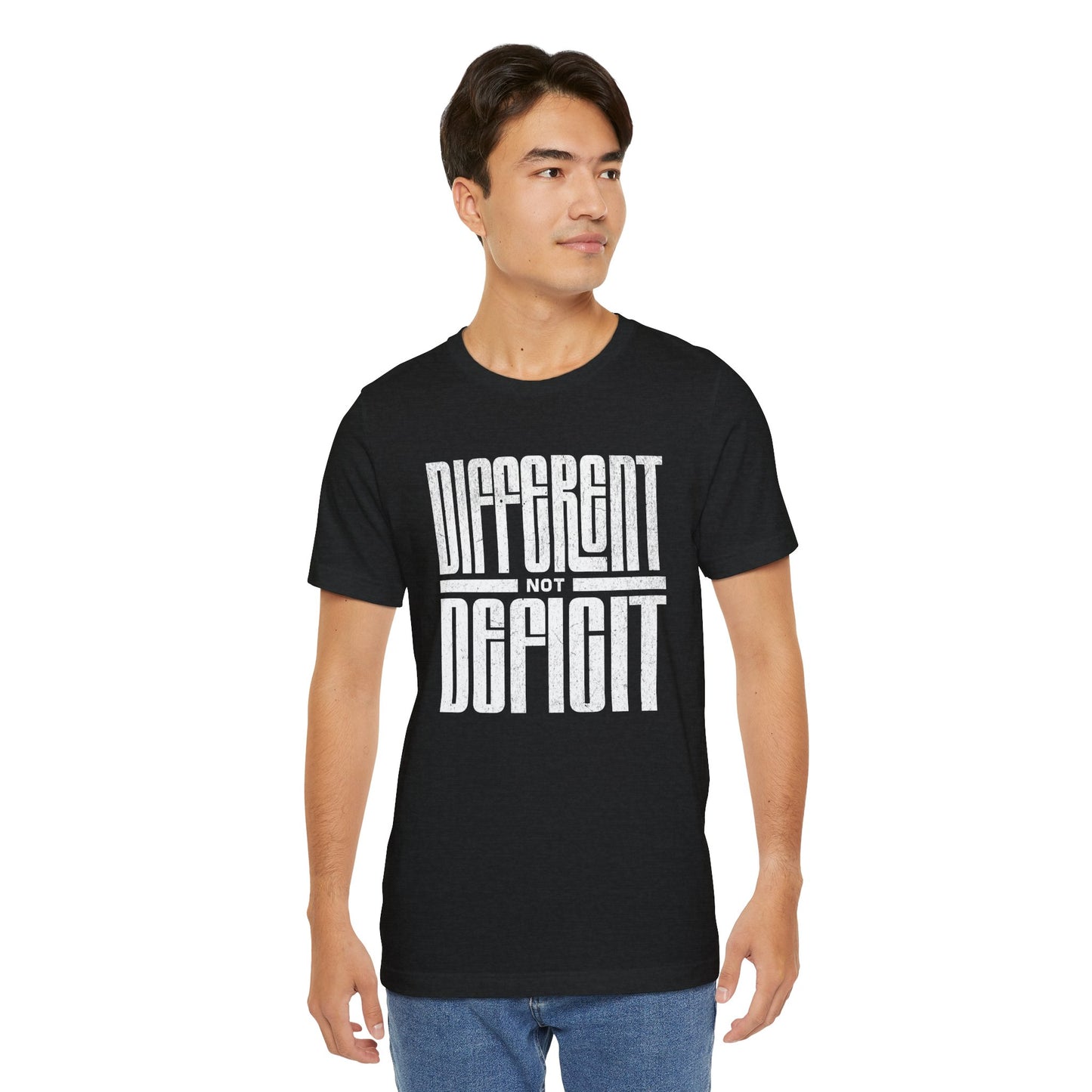 "Different Not Deficit" Unisex Tee | Autism & Neurodiversity Advocacy Shirt