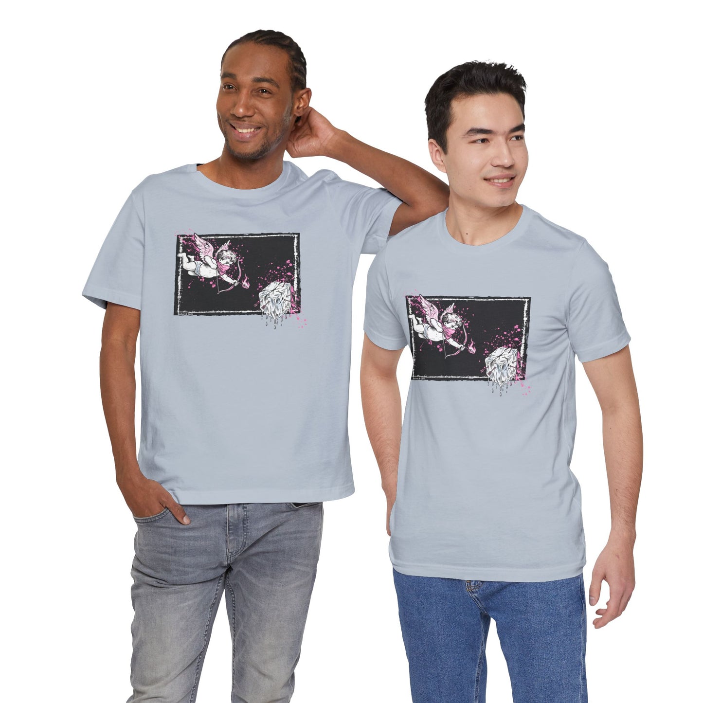 Cupid Against ICE Unisex Tee | Anti-ICE Shirt | The Collective Flame Fund Collection