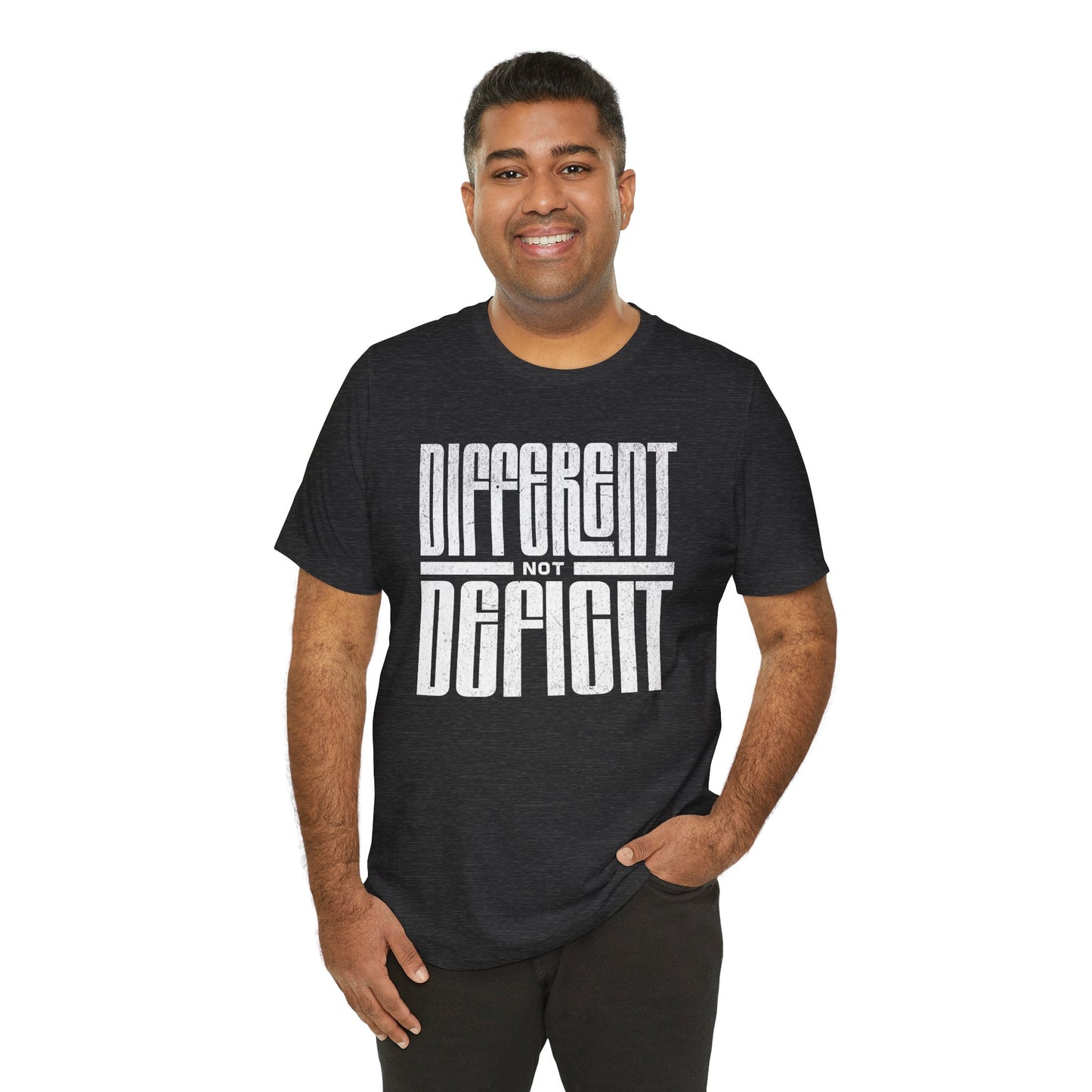 "Different Not Deficit" Unisex Tee | Autism & Neurodiversity Advocacy Shirt