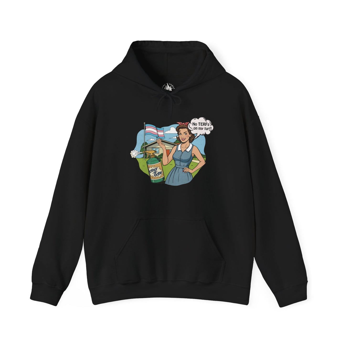 No TERFs On My Turf Unisex Hoodie | Trans Pride & Solidarity Collection