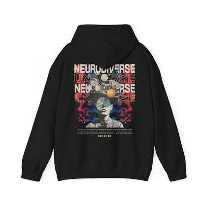 Neurodiverse Universe Unisex Hoodie | Neurodiversity Advocacy Hooded Sweatshirt