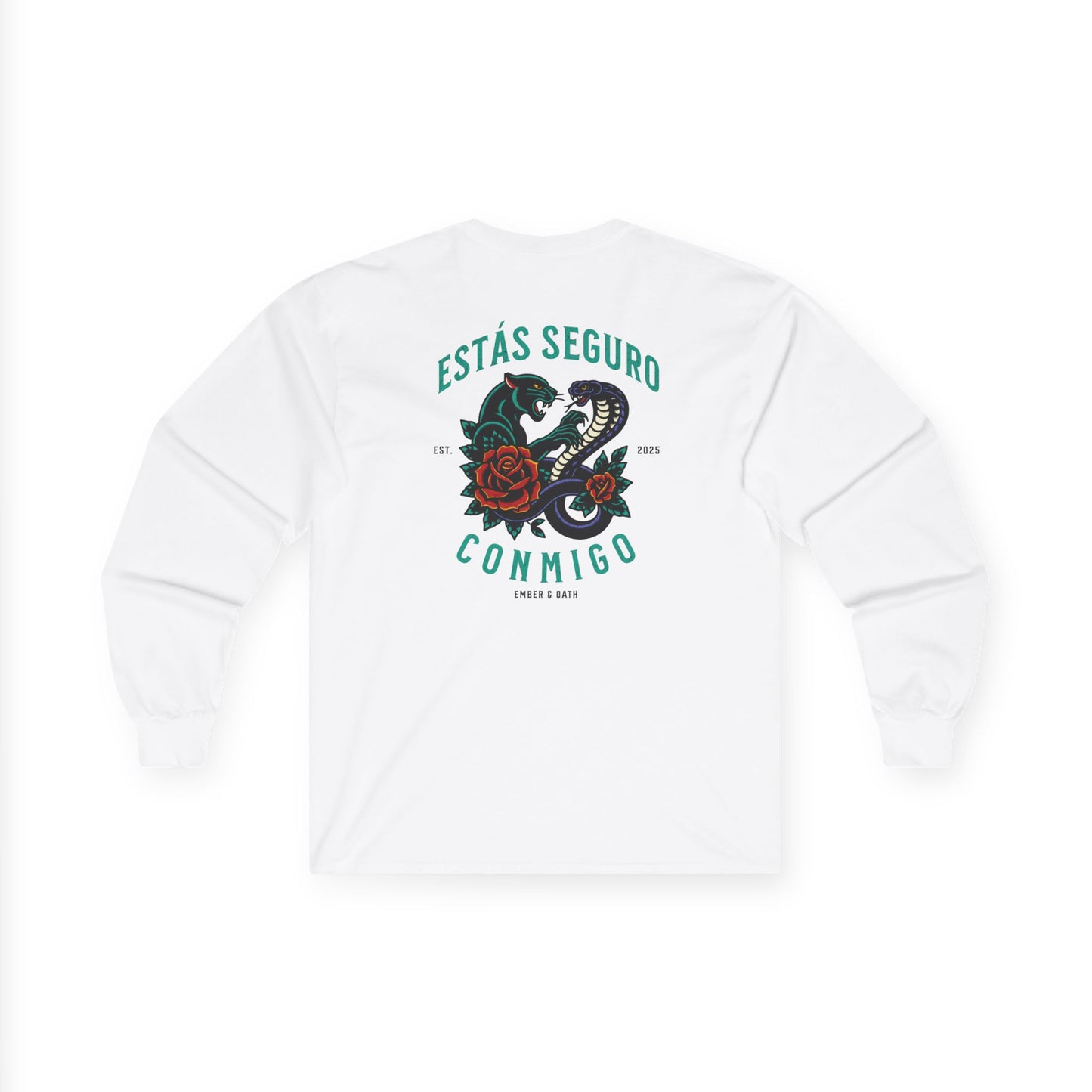 You Are Safe With Me Unisex Long Sleeve Tee | Estás Seguro Conmigo Shirt | Immigrant Rights & Solidarity Collection