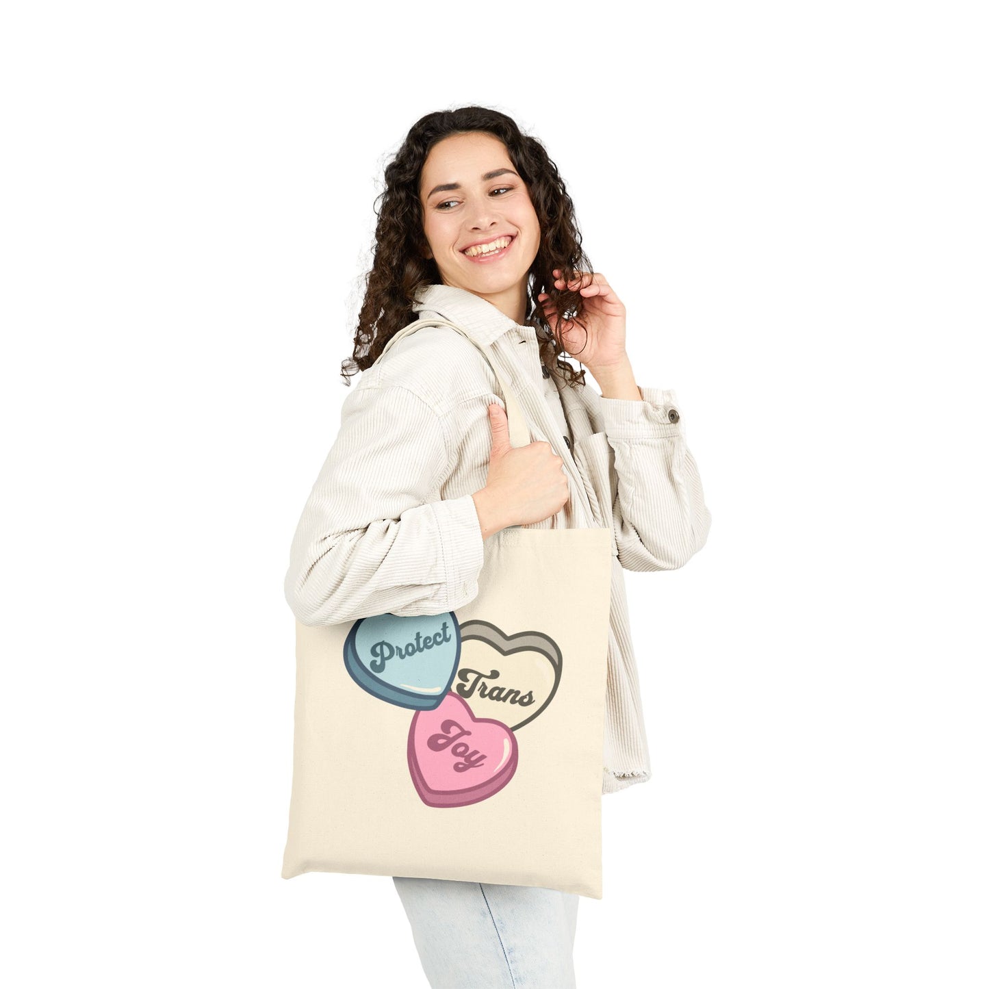 Protect Trans Joy Tote Bag | Trans Pride & Solidarity Collection