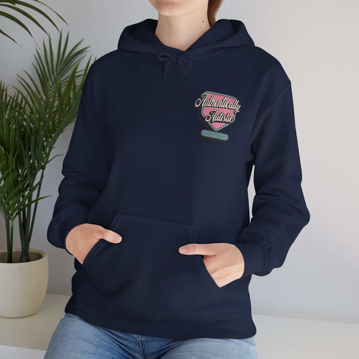 "Authentically Autistic" Unisex Hoodie | Autism & Neurodiversity Advocacy Shirt