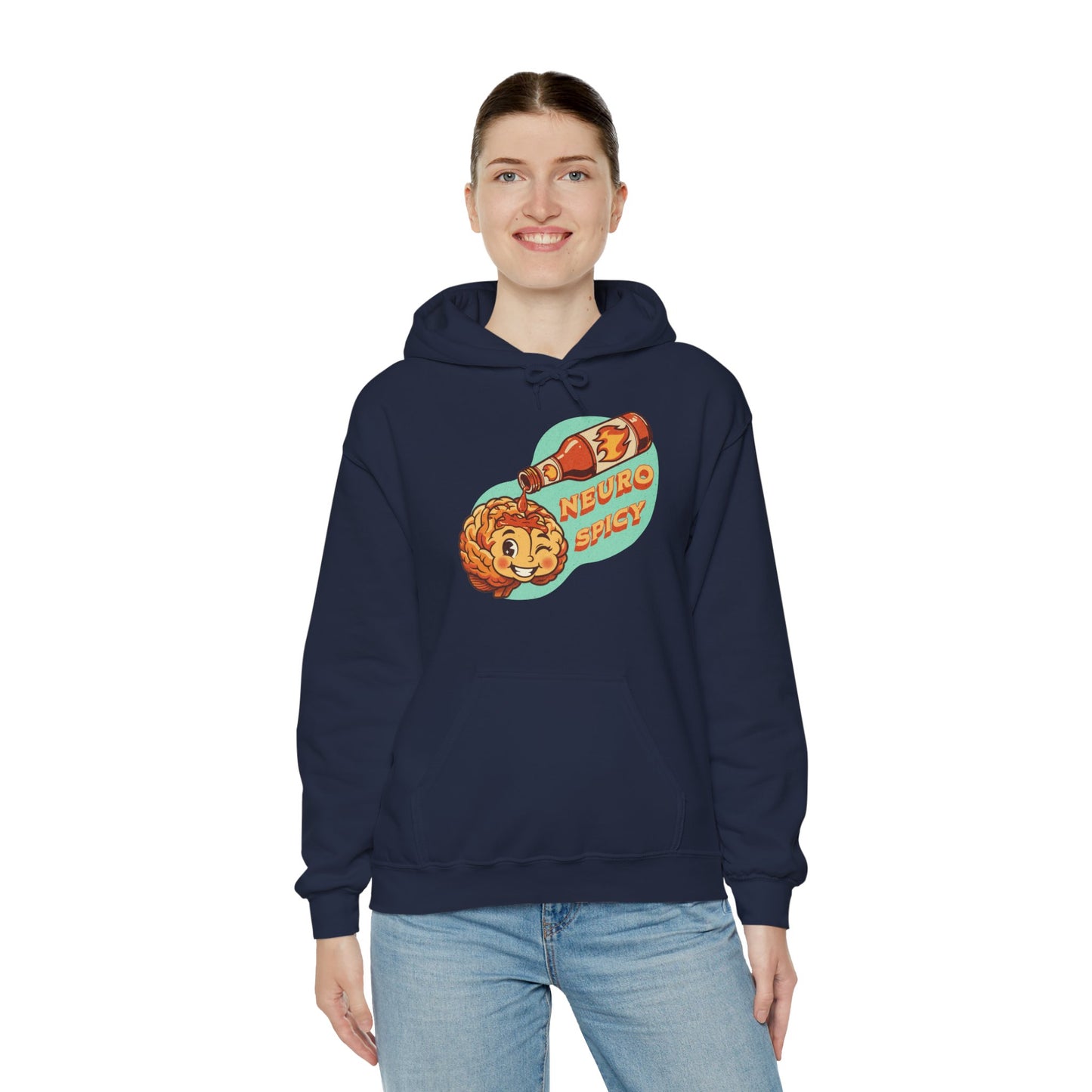 'Neurospicy" Unisex Hoodie | Autism & Neurodiversity Advocacy Hooded Sweatshirt