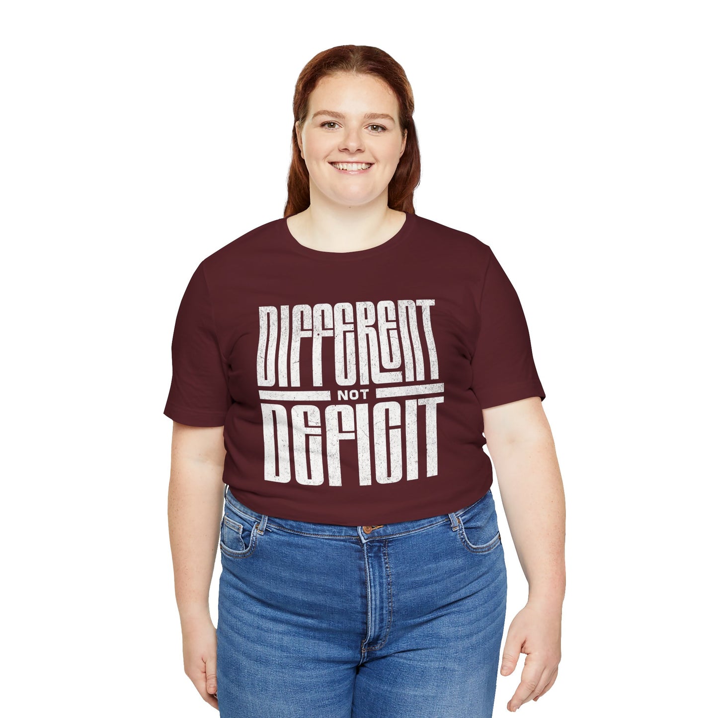"Different Not Deficit" Unisex Tee | Autism & Neurodiversity Advocacy Shirt