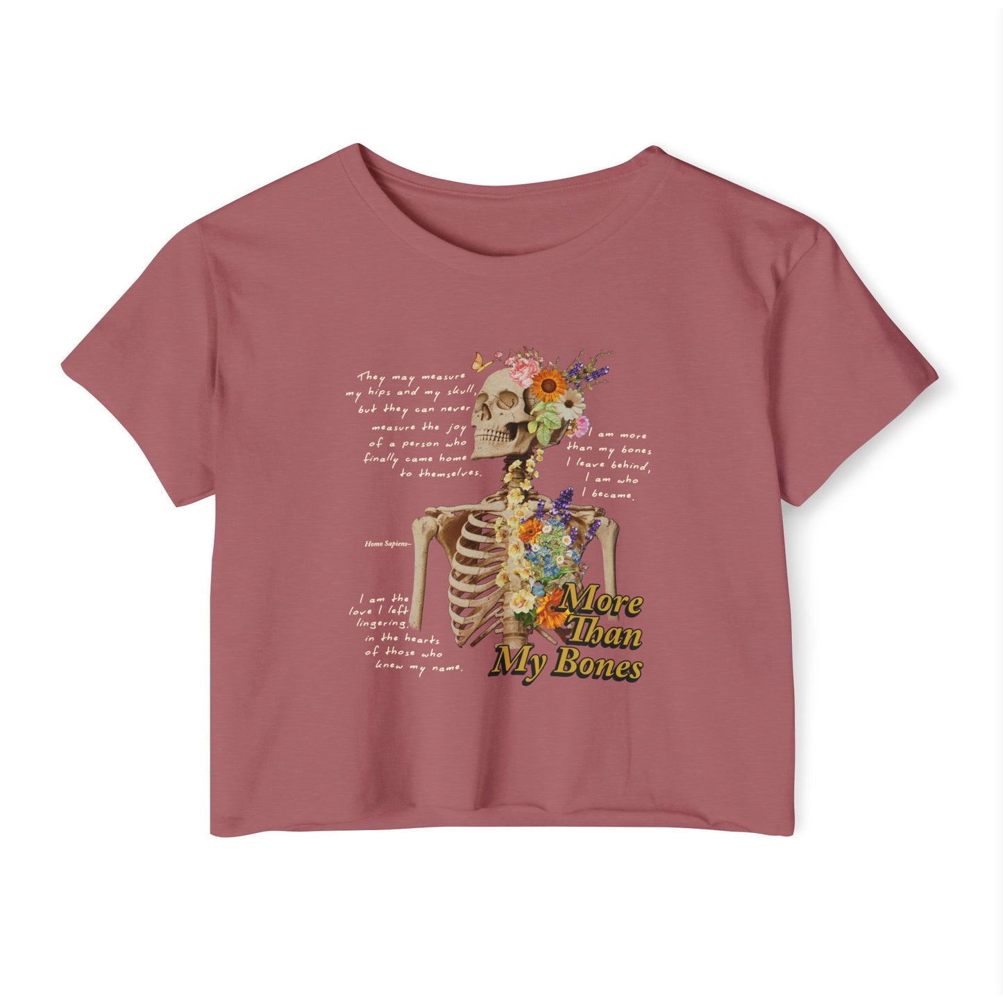 More Than My Bones Crop Top | Trans Rights & Solidarity Collection