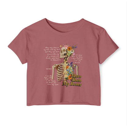 More Than My Bones Crop Top | Trans Rights & Solidarity Collection