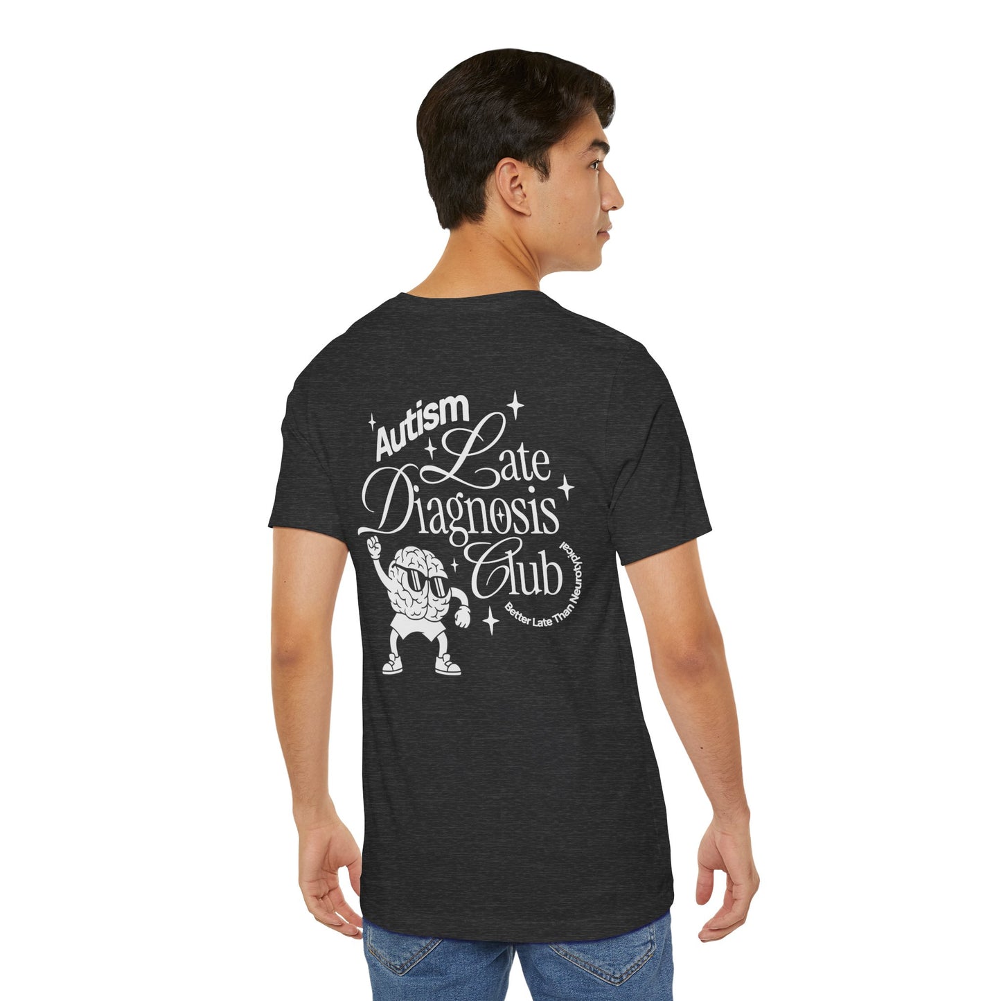 "Late Diagnosis Club" Custom Tee | Autism, ADHD, AuDHD Advocacy Shirt | Ember & Oath