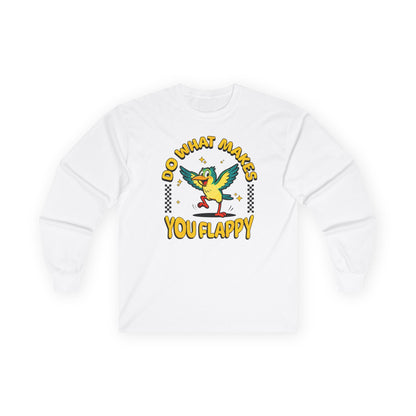 "Do What Makes You Flappy" Long Sleeve Tee | Autism & Neurodiversity Advocacy Shirt