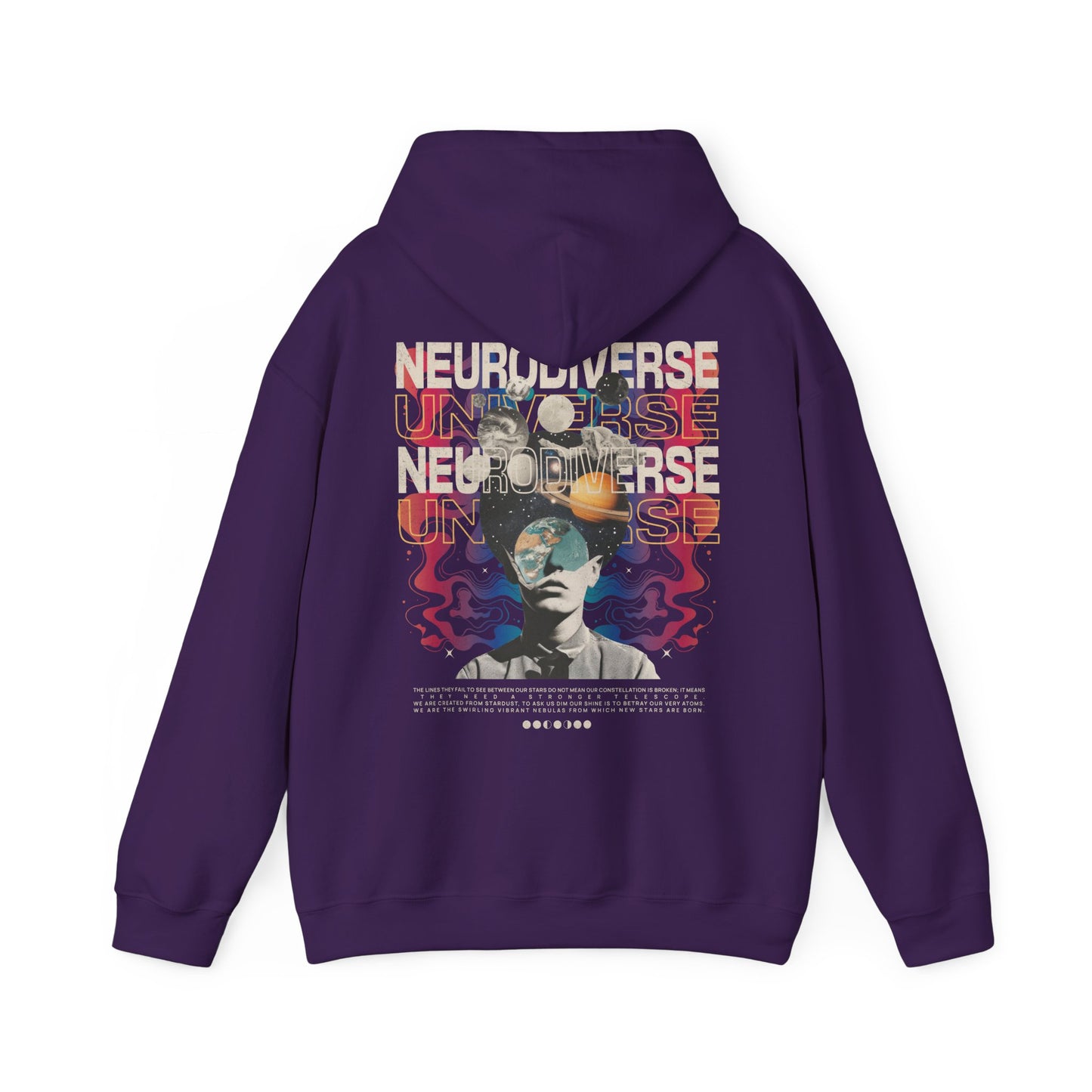 Neurodiverse Universe Unisex Hoodie | Neurodiversity Advocacy Hooded Sweatshirt