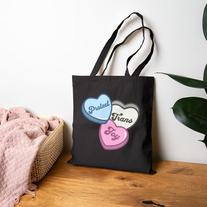 Protect Trans Joy Tote Bag | Trans Pride & Solidarity Collection