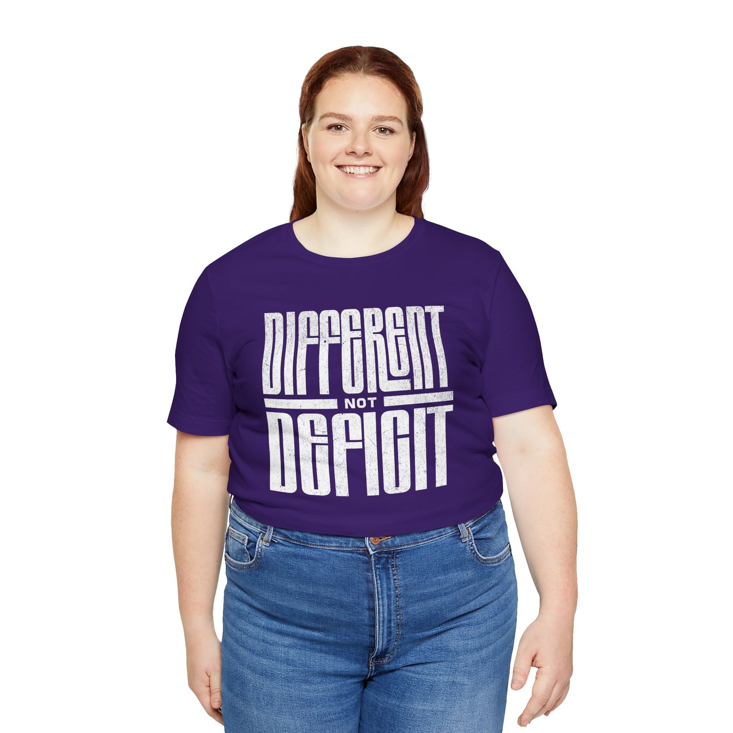 "Different Not Deficit" Unisex Tee | Autism & Neurodiversity Advocacy Shirt