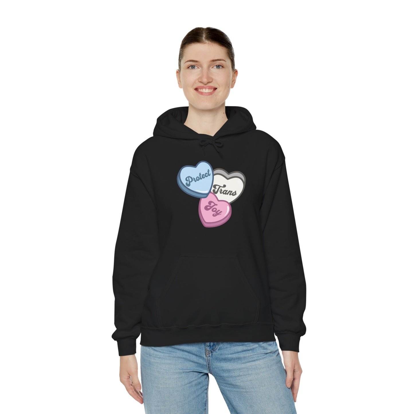 Protect Trans Joy Unisex Hoodie | Trans Pride & Solidarity Collection