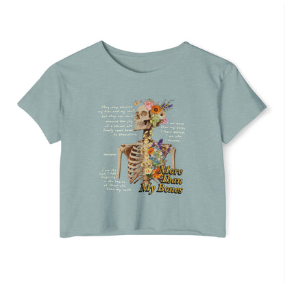 More Than My Bones Crop Top | Trans Rights & Solidarity Collection