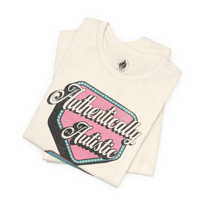 "Authentically Autistic" Unisex Tee | Masking Free Zone Shirt