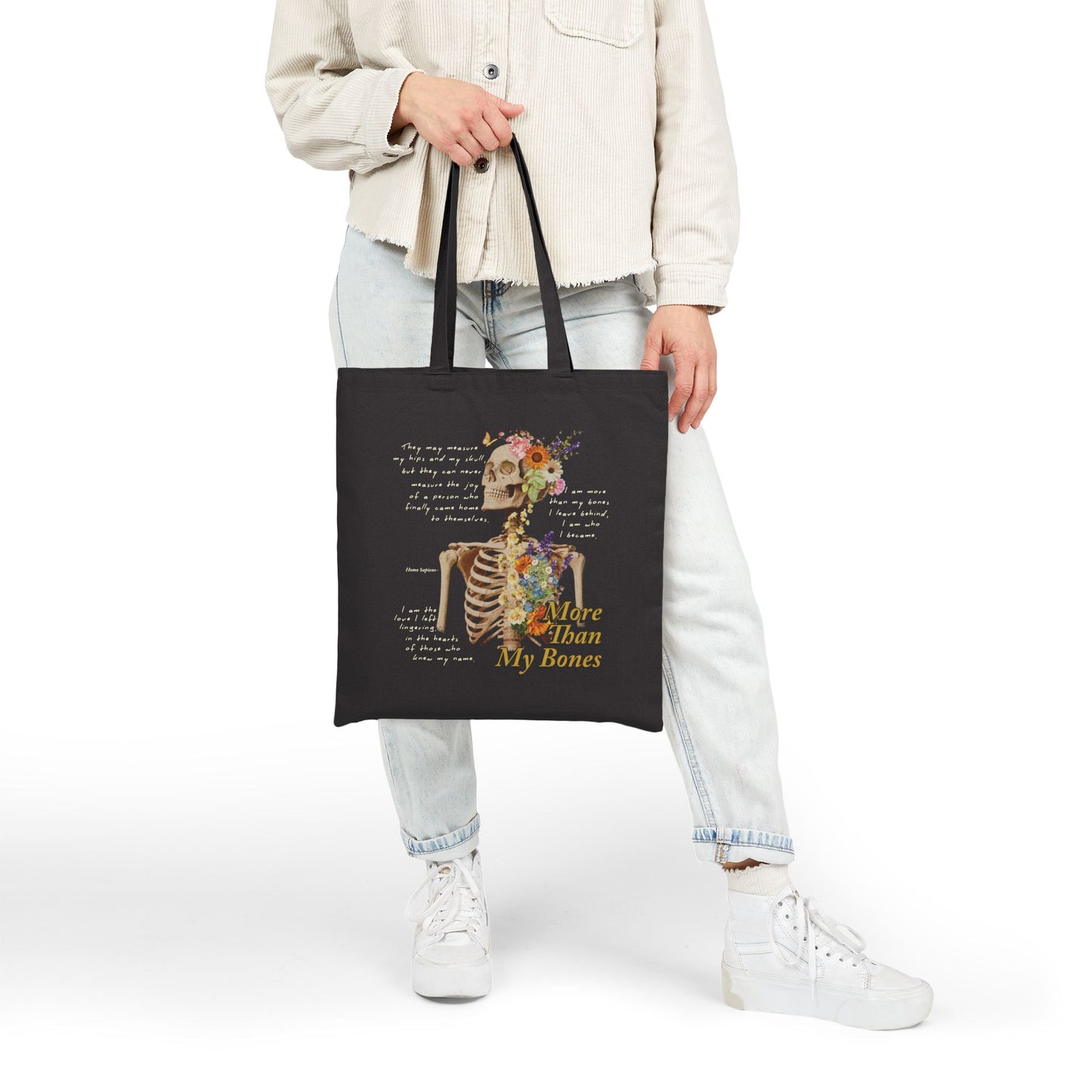 More Than My Bones Tote Bag | Trans Pride & Solidarity Collection