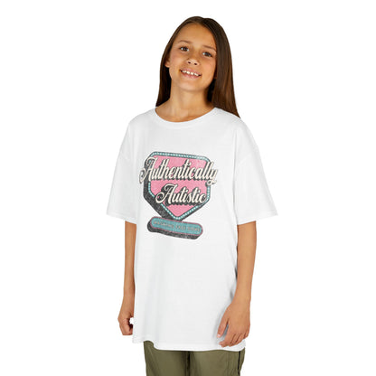 Youth "Authentically Autistic" Unisex Tee | Autism & Neurodiversity Advocacy Shirt