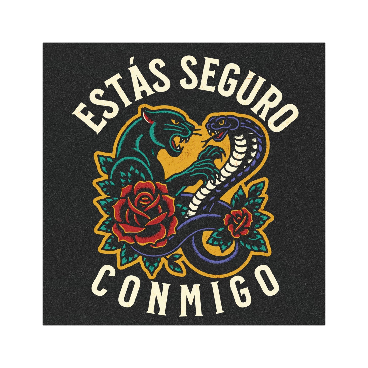 You Are Safe With Me Car Magnet | Estás Seguro Conmigo  | Immigrant Rights & Solidarity Collection