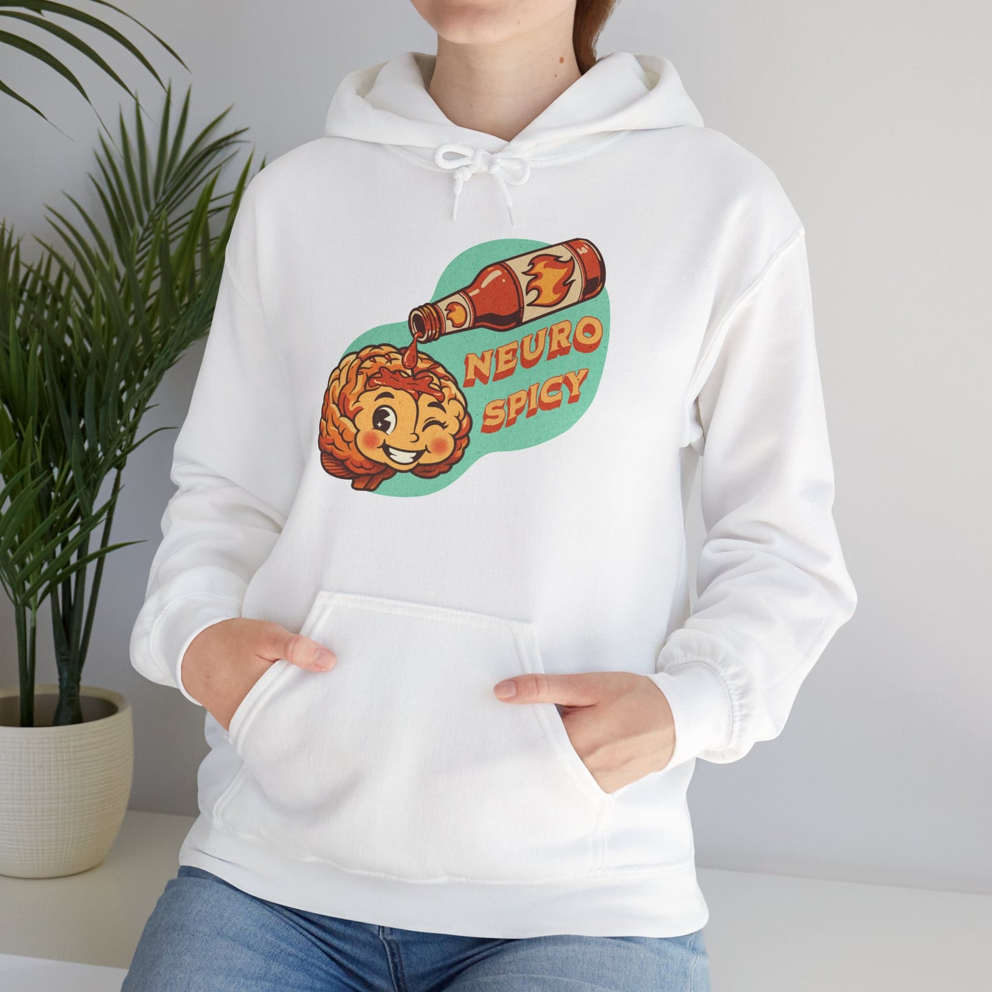'Neurospicy" Unisex Hoodie | Autism & Neurodiversity Advocacy Hooded Sweatshirt