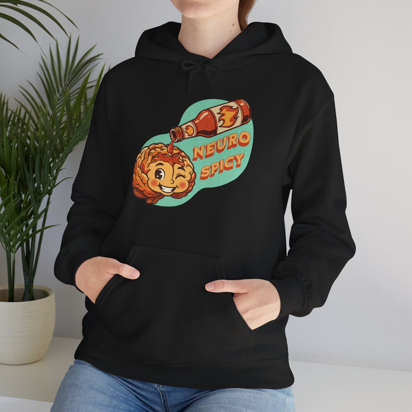 'Neurospicy" Unisex Hoodie | Autism & Neurodiversity Advocacy Hooded Sweatshirt