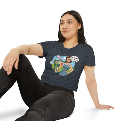 No TERFs On My Turf Crop Top | Trans Pride & Solidarity Collection