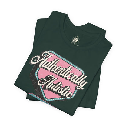 "Authentically Autistic" Unisex Tee | Masking Free Zone Shirt