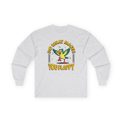 "Do What Makes You Flappy" Long Sleeve Tee | Autism & Neurodiversity Advocacy Shirt