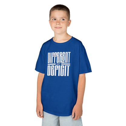 Youth "Different Not Deficit" Unisex Tee | Autism & Neurodiversity Advocacy Shirt
