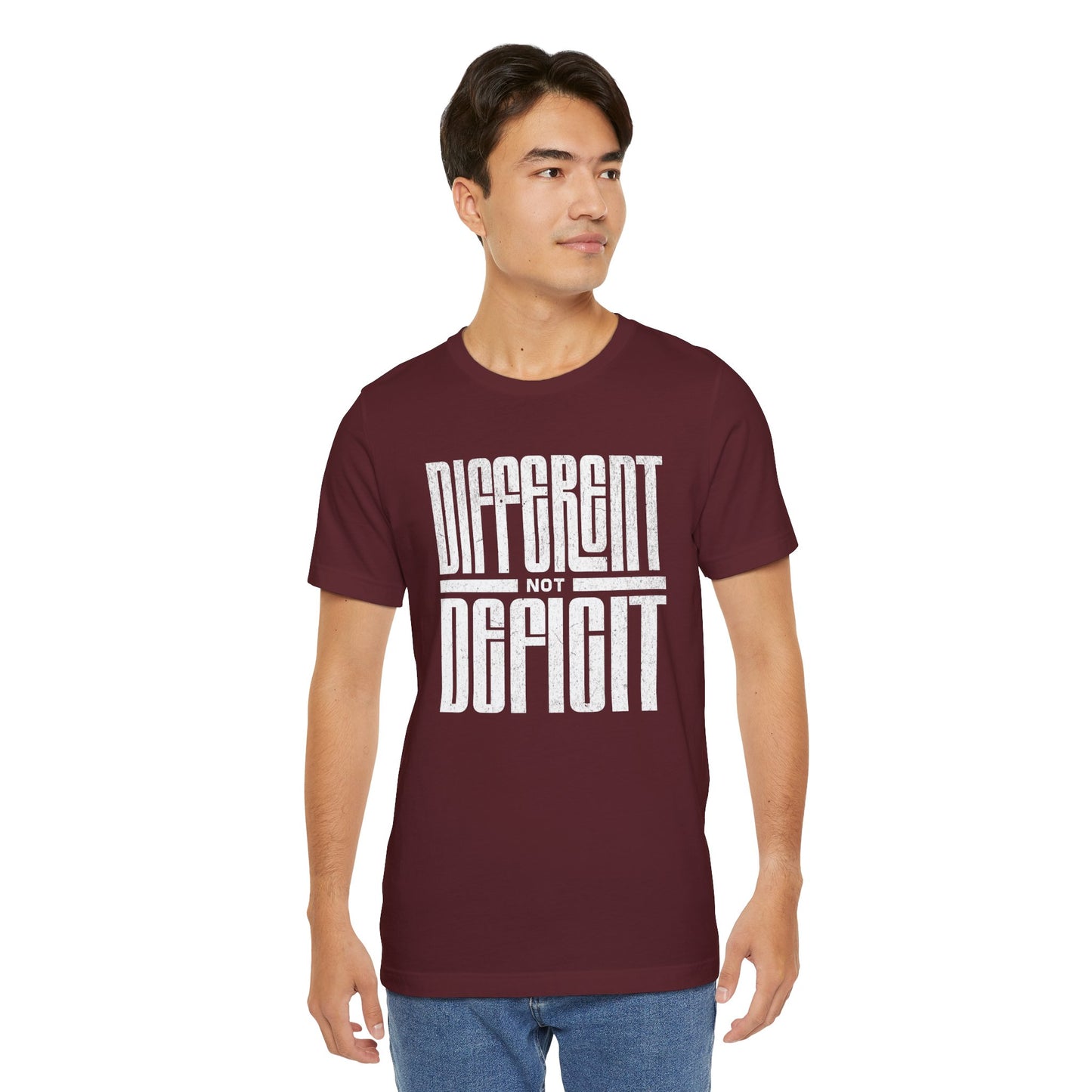 "Different Not Deficit" Unisex Tee | Autism & Neurodiversity Advocacy Shirt