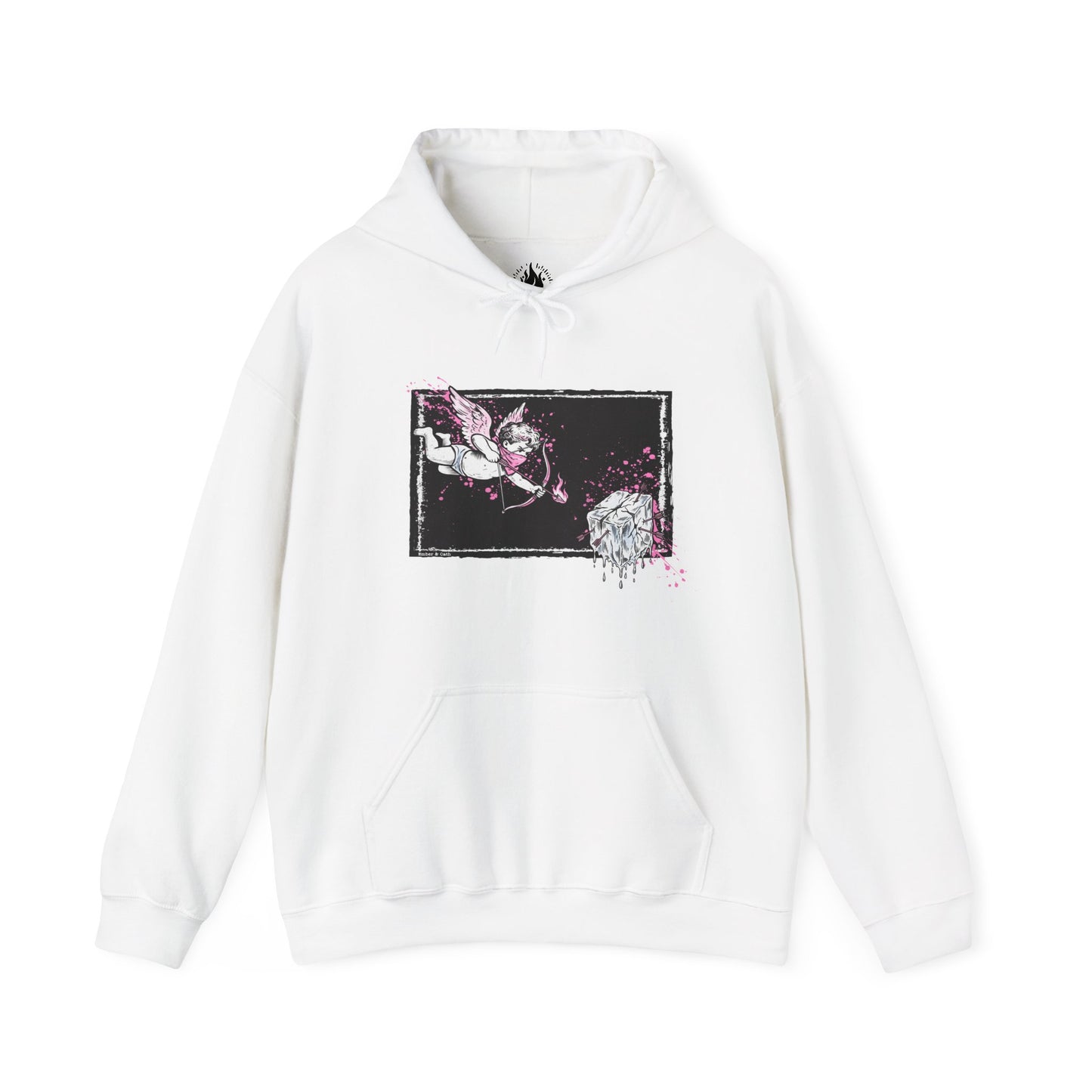 Cupid Against ICE Unisex Hoodie | Anti-ICE Hooded Sweatshirt | The Collective Flame Fund Collection