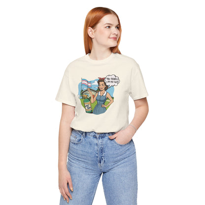 No TERFs On My Turf Unisex Tee | Trans Pride & Solidarity Collection
