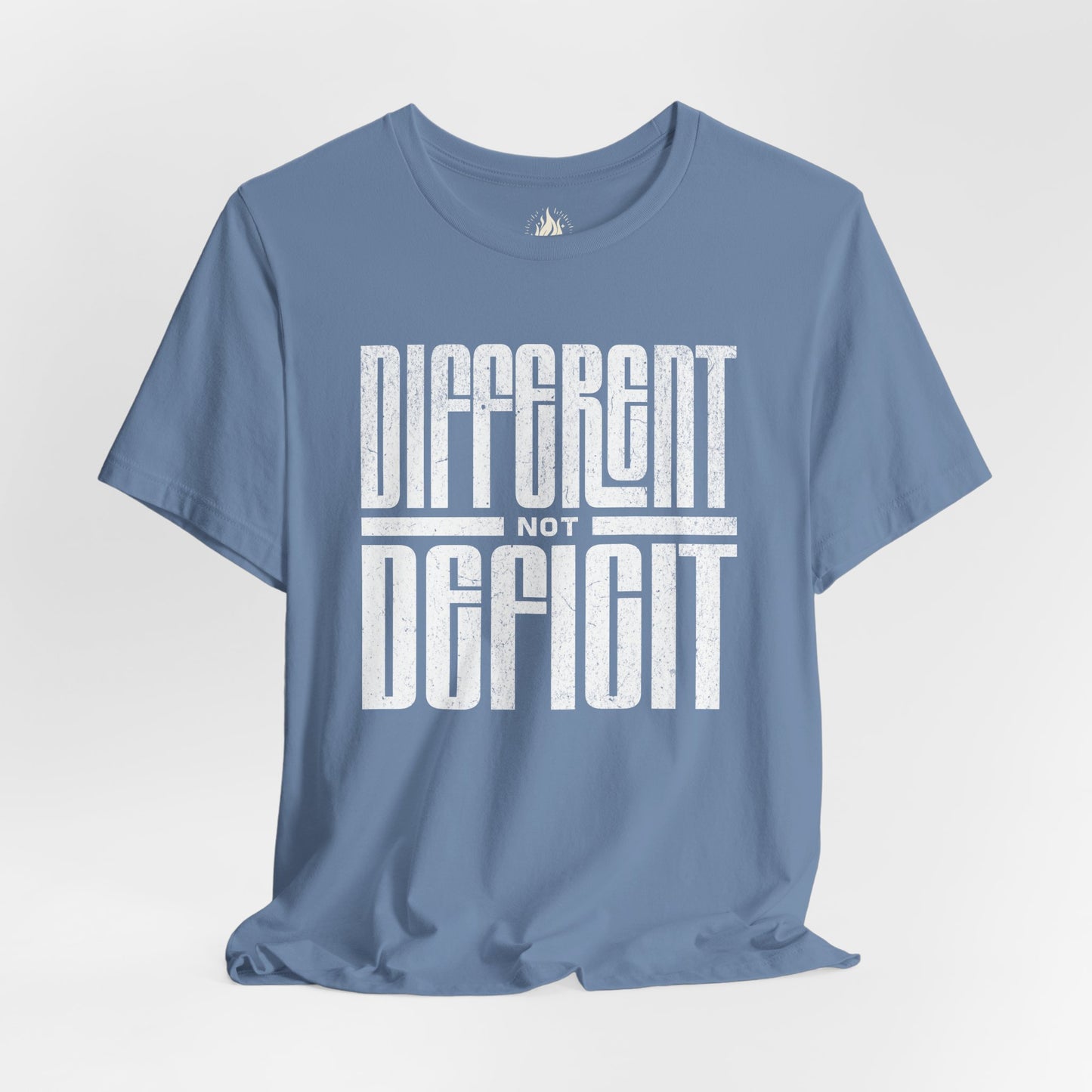"Different Not Deficit" Unisex Tee | Autism & Neurodiversity Advocacy Shirt