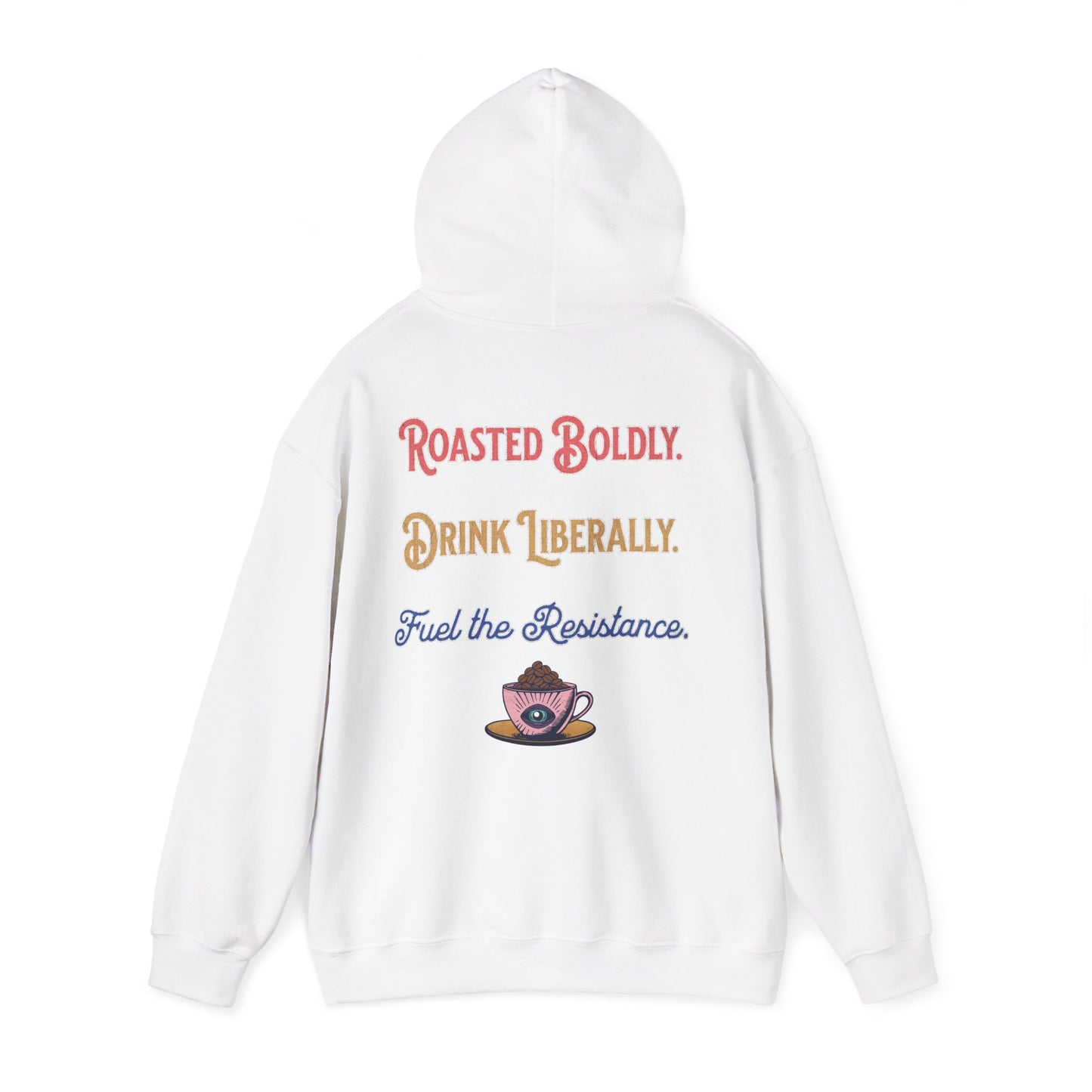 Stay Woke Coffee Roasters Unisex Hoodie | Fuel the Resistance Hooded Sweatshirt | Firestarter Fund Collection