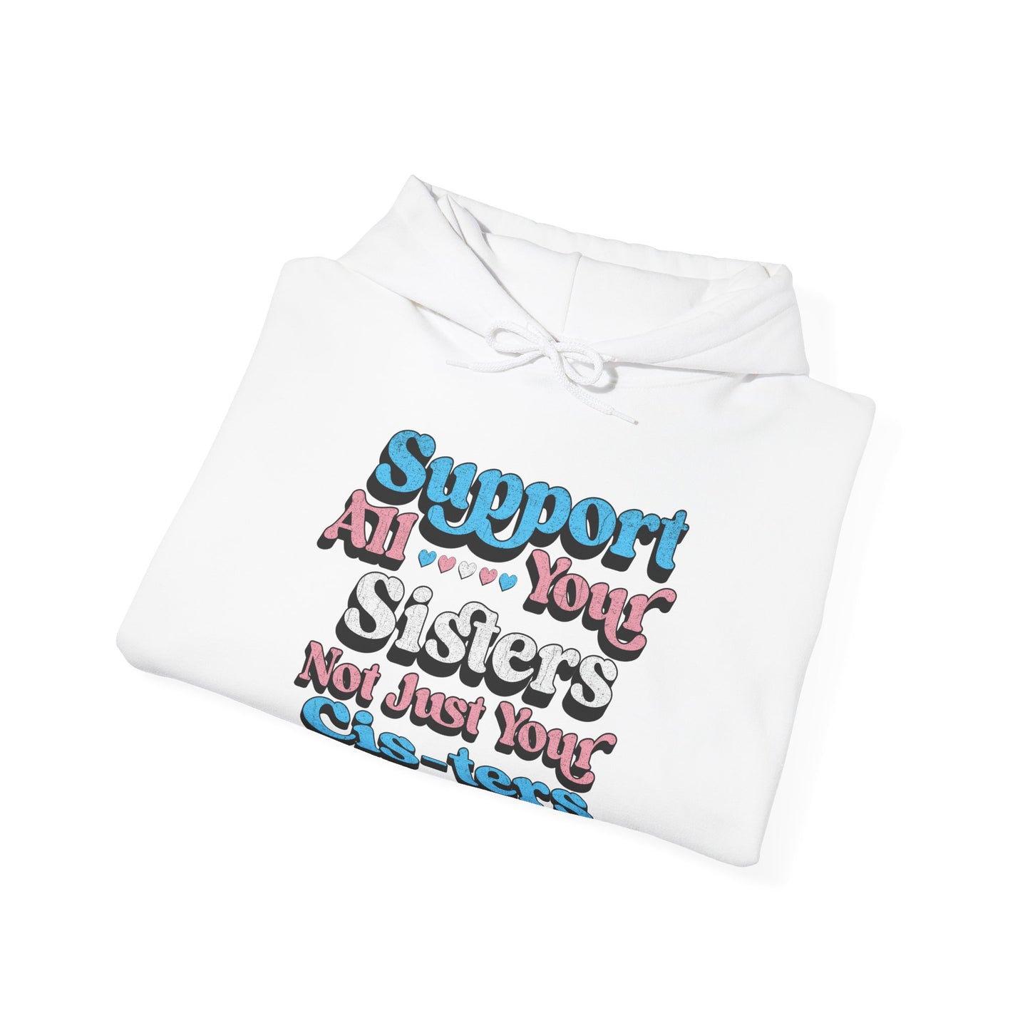 Support All Your Sisters Unisex Hoodie | Trans Pride & Solidarity Collection