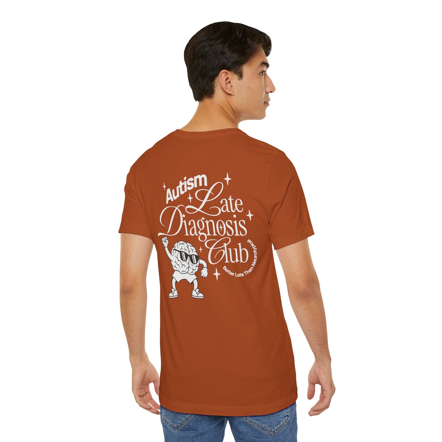 "Late Diagnosis Club" Custom Tee | Autism, ADHD, AuDHD Advocacy Shirt | Ember & Oath