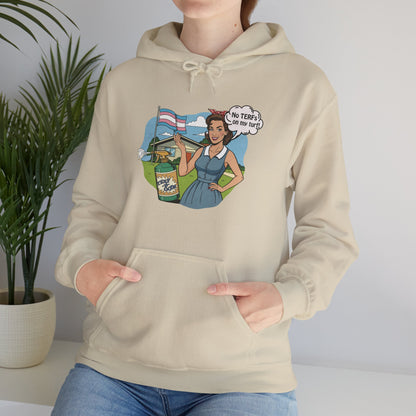 No TERFs On My Turf Unisex Hoodie | Trans Pride & Solidarity Collection