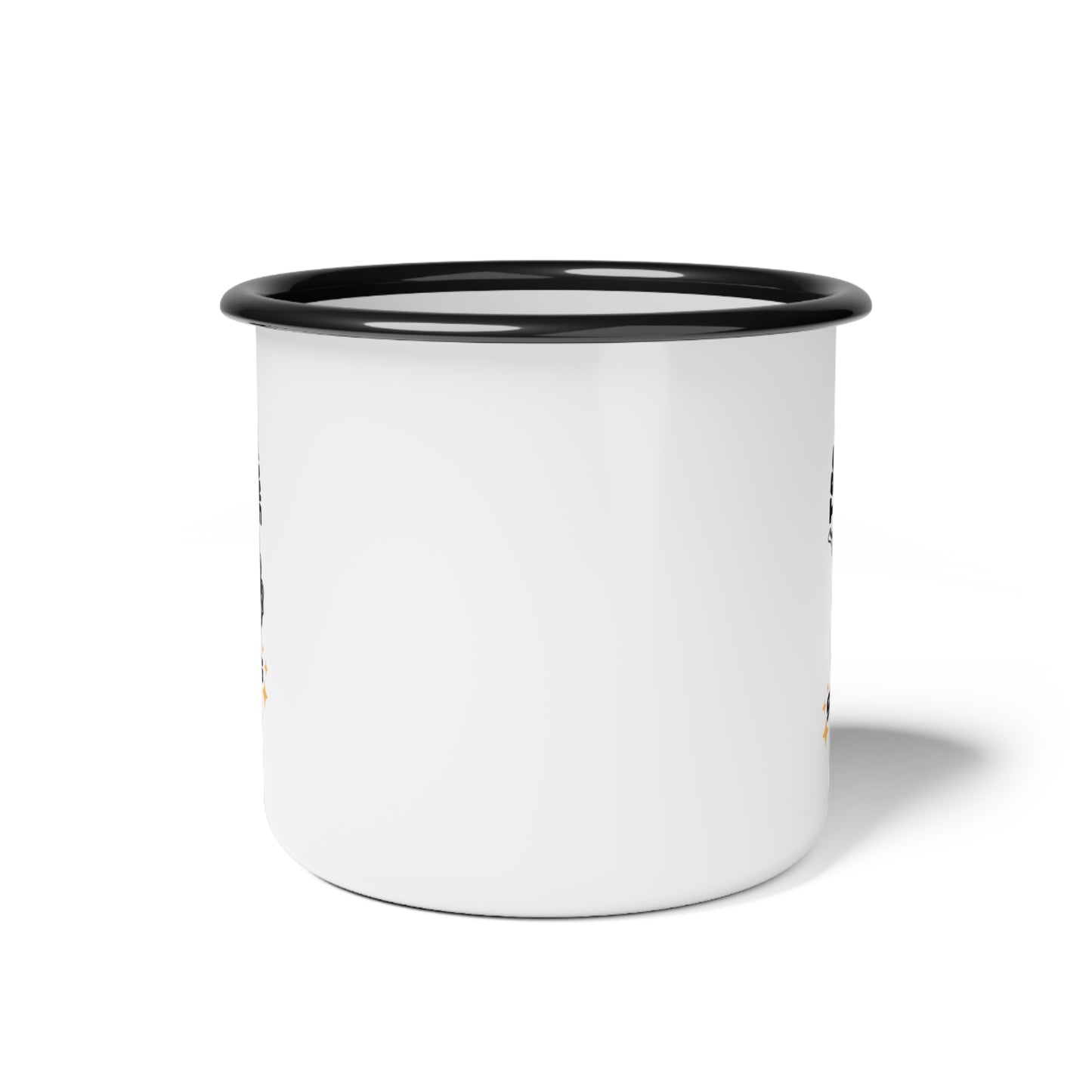 "Too Much Masking" Enamel Camping Mug | Autism & Neurodiversity Advocacy Mug