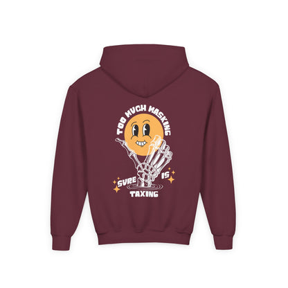 Youth "Masking Is Taxing" Unisex Hoodie | Autism & Neurodiversity Advocacy Sweatshirt