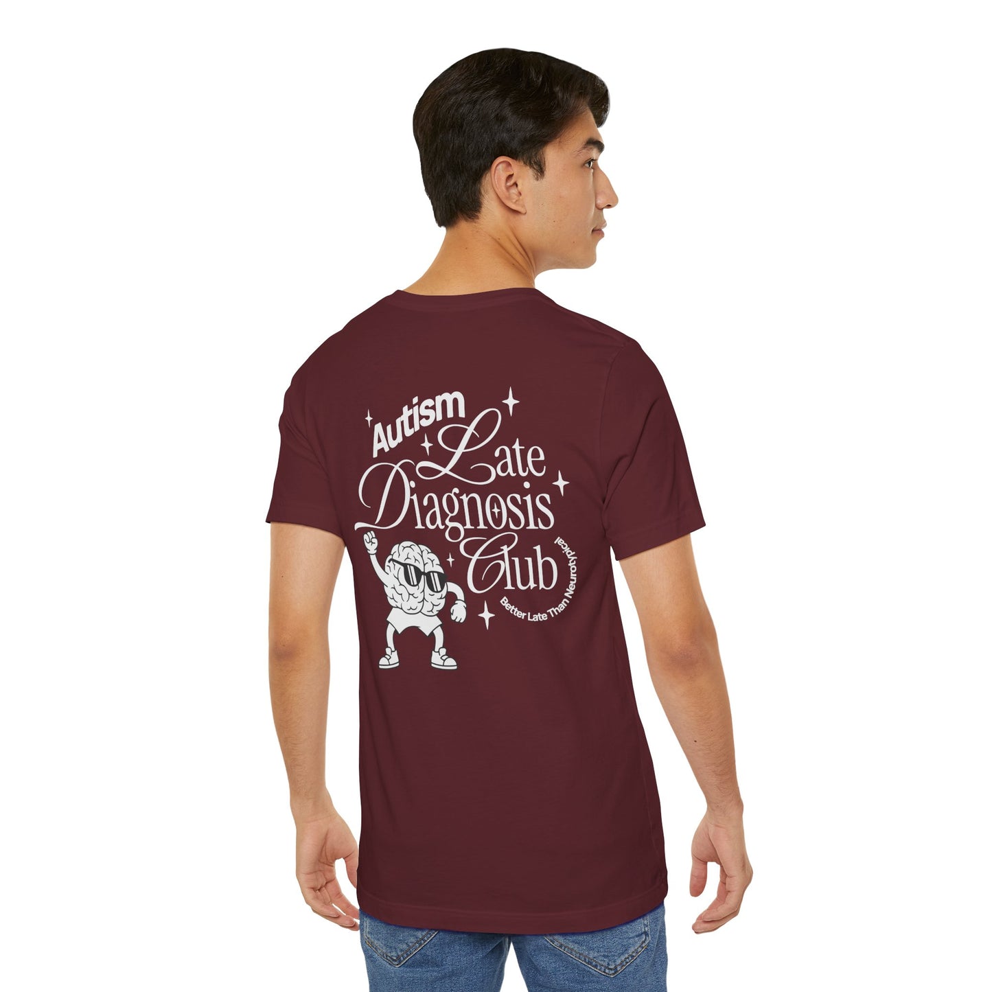"Late Diagnosis Club" Custom Tee | Autism, ADHD, AuDHD Advocacy Shirt | Ember & Oath